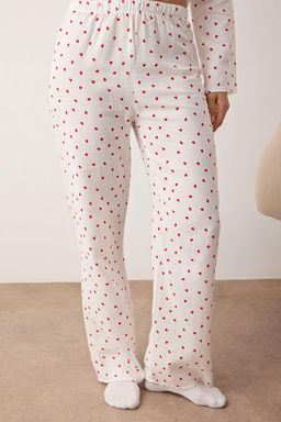 Ekru Kalp Muslin Dokuma Pijama Tak?m? THMAW26PT00110 - Trendyolmilla фото 3