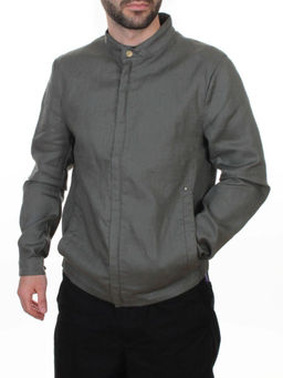 5886 GREY/GREEN Ветровка мужская DSG DONG (100% лён) - Fashion фото 3