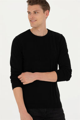 Мужской черный свитер - U.s. polo assn фото 3