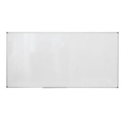 Доска магнитно-маркерная 100×200 см, Calligrata СТАНДАРТ, в алюминиевой рамке, с полочкой