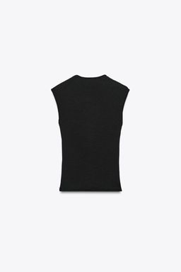 STRETCH RIB T-SHIRT - Zara фото 11