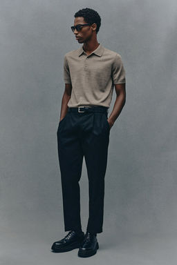 Polo de lana Slim Fit