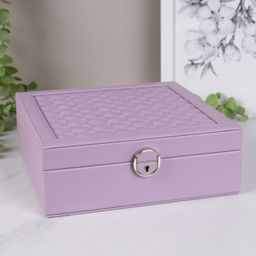 Шкатулка для украшений 25х25х8см / F223 /уп 20/ - Галеонтрейд фото 5