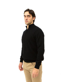 Джемпер из пуха яка 11008 черный