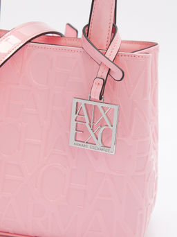 Женская сумка с ручками ARMANI EXCHANGE LIZ Артикул 4361232, светло-розовый  фото 3