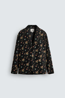 LIMITED EDITION FLORAL JACQUARD BLAZER - Zara фото 7