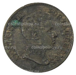 Монета 1 сентимо 1906 года Испания