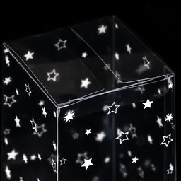 Цена за 5 шт. Складная коробка из PVC Звездопад,12 х 7 х 7 см - UPAK LAND фото 3