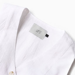 Жилет женский MIST Linen, размер 44, белый