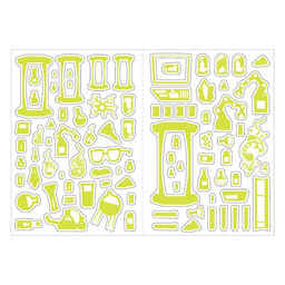 Книга со светящимися наклейками Безумная лаборатория, 90 наклеек, 4 стр. - Буква-ленд фото 3