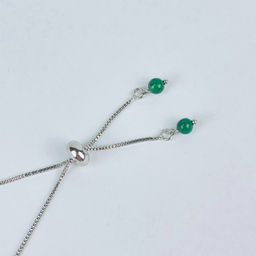 Браслет регулируемый с Нефритом - Радуга самоцветов фото 4