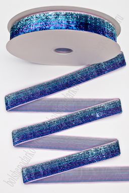 Лента с люрексом 2,5 см*20 ярд (SF-7317) мультиколор №35