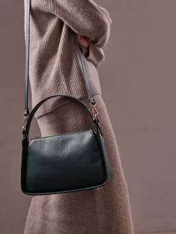 Сумка кожаная на плечо Deboro 30790 форест