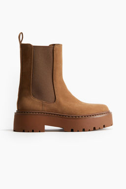 Botas Chelsea con suela gruesa