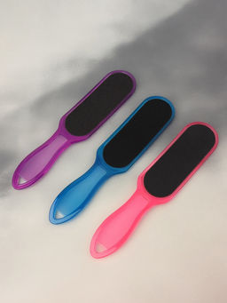 Пилка для пяток, наждачная, двусторонняя, 25 см, МИКС