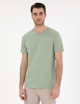 _a_la %100 Pamuk Slim Fit Bisiklet Yaka Basic Ti__rt