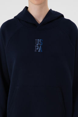 Kad_n Lacivert Sweatshirt Sepette S_rpriz _ndirim - U.s. polo assn фото 6