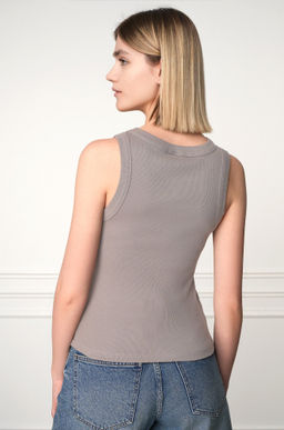 Женская майка-топ в рубчик Happyfox  фото 10