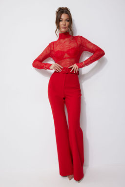 Блуза LYUSHe 4258 красный  фото 6