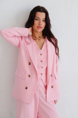 12513 Костюм-тройка нежно-розовый (остаток: 50)