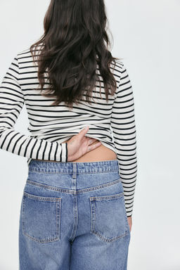 Camiseta de algodon acanalado - H&m фото 4