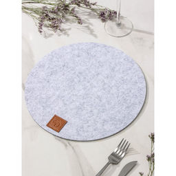 Салфетка сервировочная на стол Доляна «Грэй», d=30 см, цвет серый