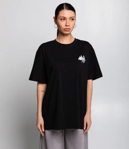 Футболка #КТ04302, чёрный