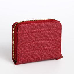 Кошелёк на молнии Сердечко, рыжий