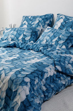 Постельное белье из поплина, евро, наволочки 70*70 Ночь Нежна  фото 3