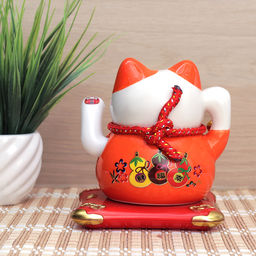 Фигурка Кот манэки-нэко 12х12х13,5 см / 0617-20 /уп 36/на солнечной батарее - ГалеонТрейд фото 16