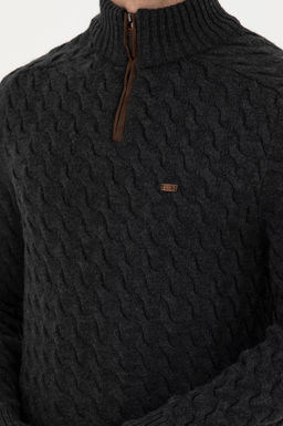Мужской свитер антрацитового меланжа Неожиданная скидка в корзине - U.s. polo assn фото 14