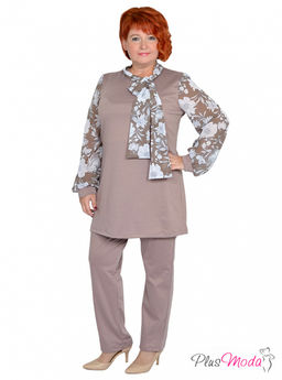 Туника Модель №1370 размеры 44-84 - Plusmoda фото 10