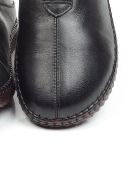 03-5915 BLACK Полуботинки женские (натуральная кожа)