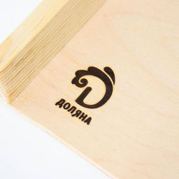Доска с бортиком для пельменей и пирогов Доляна «Хозяюшка», 40×30×0.4 см, дерево