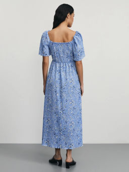 Платье миди с цветочным принтом / Zarina  фото 5