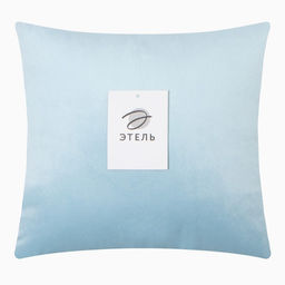 Подушка декоративная Этель цв. голубой, 30*30см, велюр  фото 4
