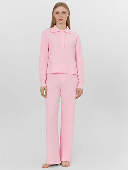 Джемпер домашний женский розовый