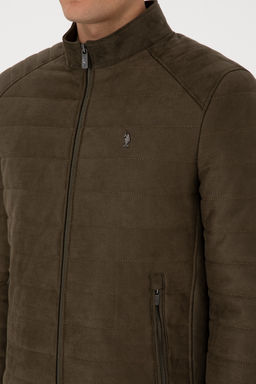 Erkek Haki Deri Ceket - U.s. polo assn фото 7