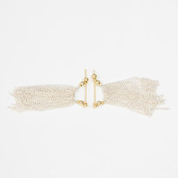 Серьги металл Цепи сборка, цвет серебряно-золотой, 5 см