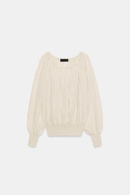 BLUSA PUNTO CUELLO BARCO / Arena - Zara фото 4