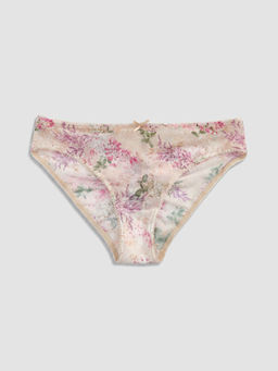 ?i?ekli Fantezi Bikini K?lot