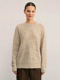 Джемпер с абстрактным рисунком / Zarina  фото 3