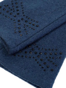 Перчатки жен Labbra LB-PH-68 d.blue  фото 3