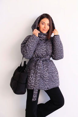 Martichelli Куртка зимняя с анималистичным принтом  фото 4