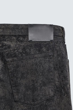 ABSTRACT JACQUARD STRAIGHT-LEG JEANS - Zara фото 10