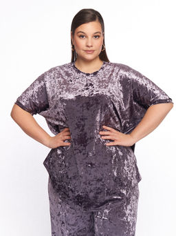 Вечерний бархатный костюм KO42911PUR64 - Артесса фото 2