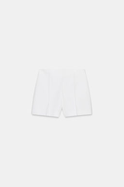 SHORTS TIRO ALTO / Blanco - Zara фото 4