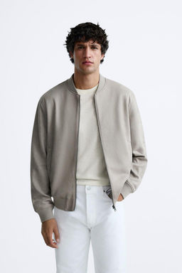 FAUX SUEDE BOMBER JACKET - Zara фото 2