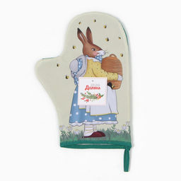 Варежка-прихватка Доляна Пчелы 20х28 см, 35% хл, 65% пэ, ватин 250 г/м2  фото 4