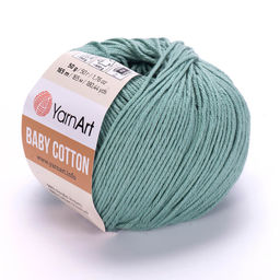 Беби коттон (Baby cotton) пряжа YarnArt 50%хлопок 50%акрил10x50г/165м